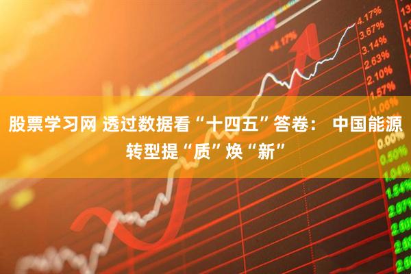 股票学习网 透过数据看“十四五”答卷： 中国能源转型提“质”焕“新”